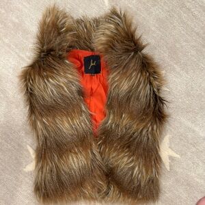 Jack by BB Dakota faux fur vest size small